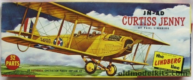 Lindberg 1/48 JN-4D Curtiss Jenny, 534-98 plastic model kit